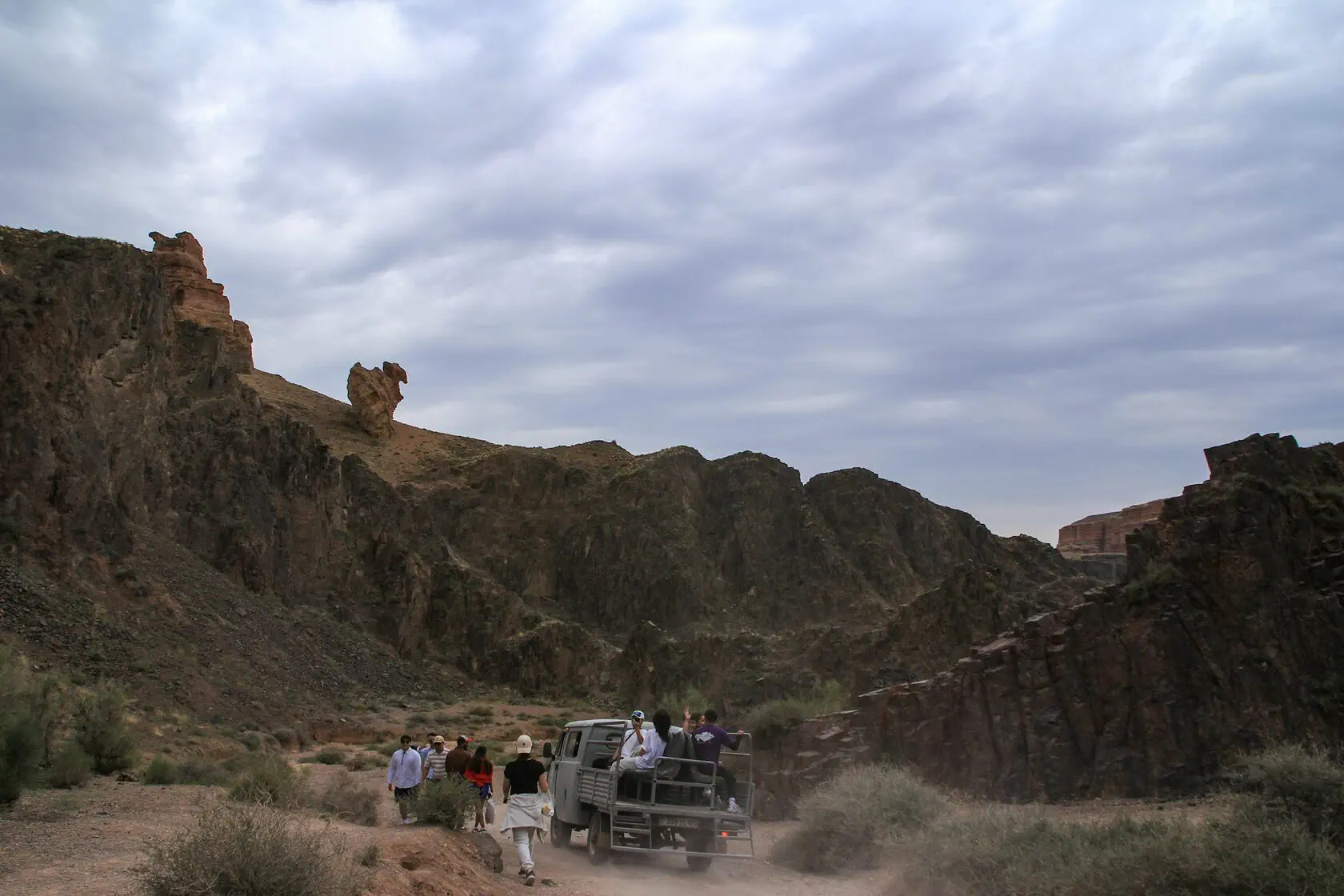 Travelers on the route